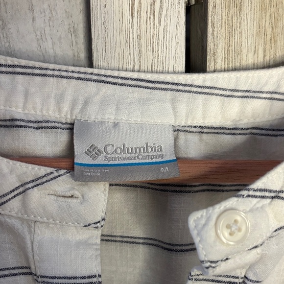 100% Cotton Casual Striped Button-Down Shirt - Picture 3 of 9